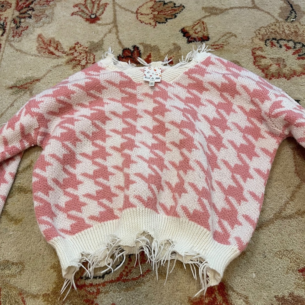 Pink sweater
